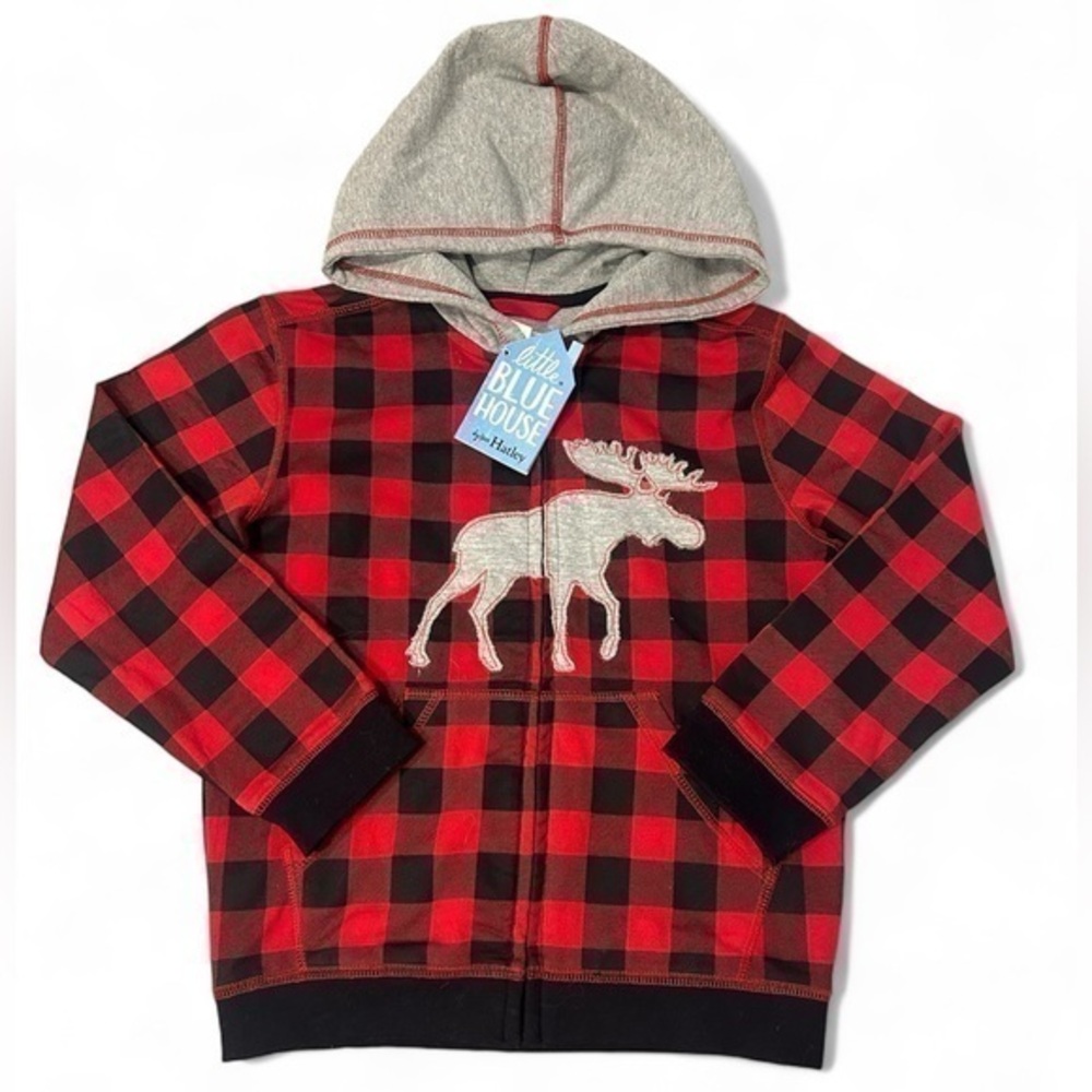 Little Blue House by Hatley Zip-up size 6